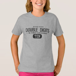 10:e födelsedagens Dubbla - nyaste medlemmen T Shirt