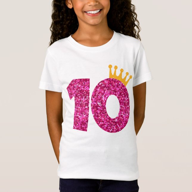 10:e födelsedagshuset. Min tionde födelsedag 10 år T Shirt (Framsida)