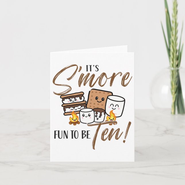 10:e födelsedagskampanjmarmallow Det är S:mer Roli Kort (Framsida)