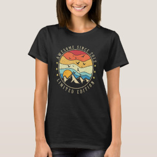 10:e födelsedagskorgen Gift Fantastisk sedan 2012 T Shirt