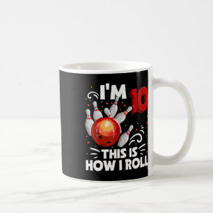 10:e födelsedagspojken Bowling Det här är hur jag Kaffemugg