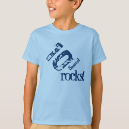 10:e födelsedagspresent för 10 års ålder på Slant T-shirt