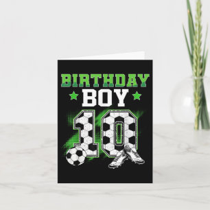 10:e födelsedagssökaren 10 år gammal sport 10 år t kort