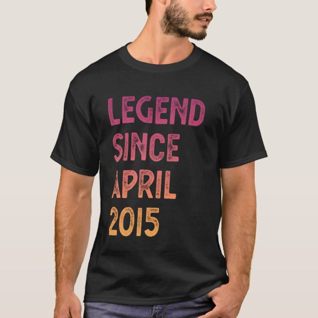 10:e födelsedagstidningen Boys Girls Legend sedan  T Shirt (Framsida)