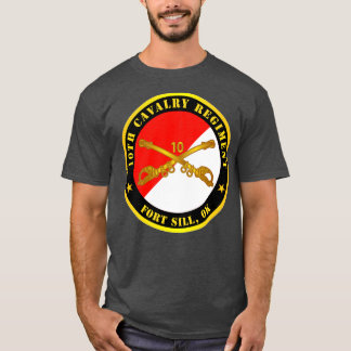 10:e kavalleriregementet Fort Sill OK w Cav Gren T Shirt