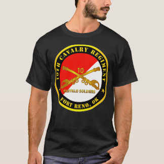 10:e kavalleriregimen Fort Reno OK Buffalo Soldier T Shirt