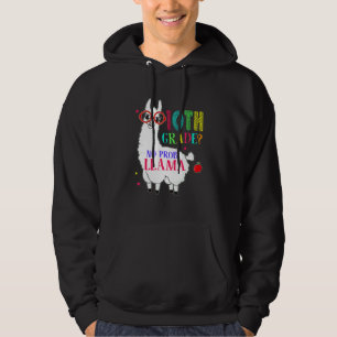 10:e klass Ingen Prob Llama Aplaca Tio Grade Lärar Hoodie