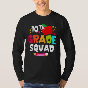 10:e klassgänget Tillbaka till skolan Tionde klas T Shirt