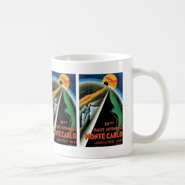 10:e Rallye Automobile de Monte Carlo Kaffemugg (Höger)