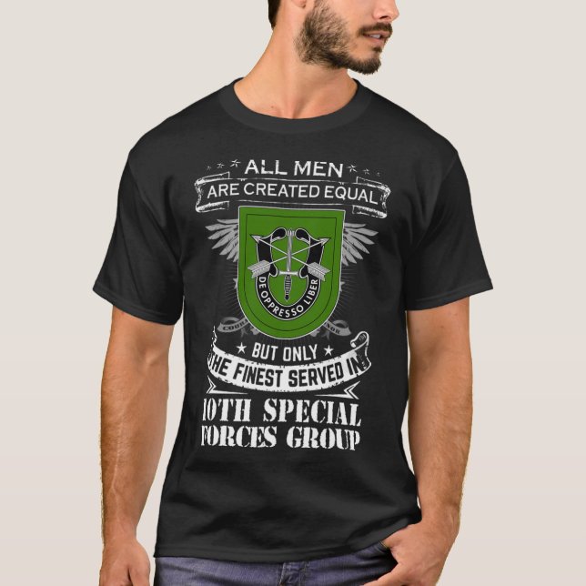 10:e Speciella styrkorna, USA:s armé T-Shirt (Framsida)