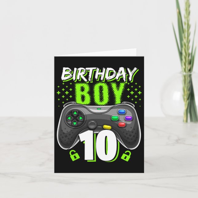10:e spelarspelaren för videospelsspelare 10:e B Kort (Framsida)