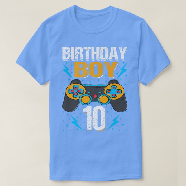 10:e spelarspelaren för videospelsspelare 10:e B T Shirt (Design framsida)