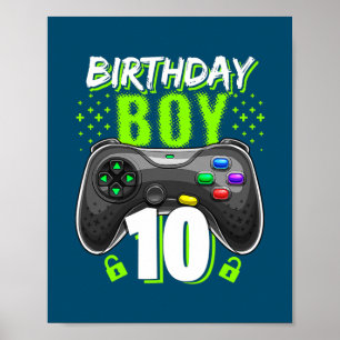10:e spelarspelaren för videospelsspelare 10:e föd poster
