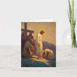 10:e stationen av Korsvägen - Jesus kläs av sin kl Kort