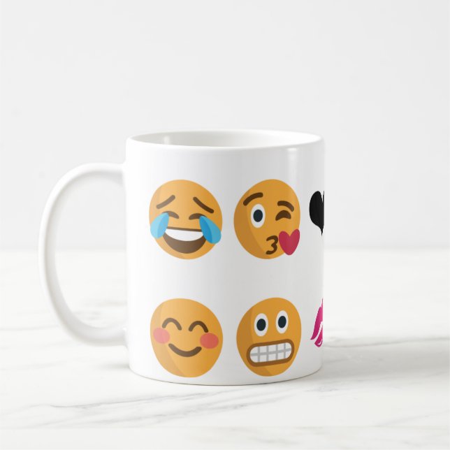 10 Emoji Kaffemugg (Vänster)