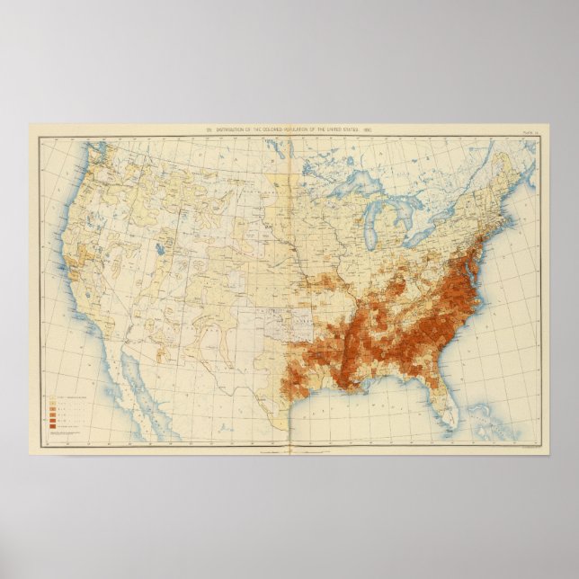 10 Färgad 1890 Poster (Framsidan)