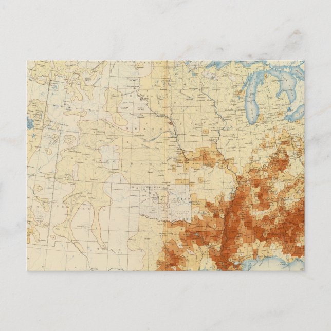 10 Färgad 1890 Vykort (Framsida)