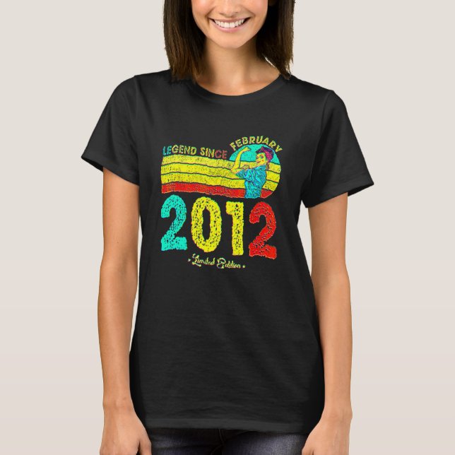 10 februari 2012, förklaring sedan 2012, 10 år t shirt (Framsida)