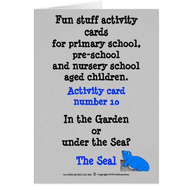 10 försegla hälsningskort (Framsidan)