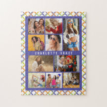 10 Foto-Trendig Modern färgfull geometrisk Namn