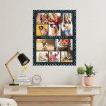 10 Fotomodern geometrisk Snyggt Namn Canvastryck<br><div class="desc">10 Photo Modern Geometric Snyggt Namn-Kanvastrycket har tio av bilder:n som du vill ha för att du snabbt och enkelt ska kunna lägga till din egen fotokollage. Anpassa med ditt namn och omgiven av ett geometriskt mönster. Gör en perfekt till jul, födelsedagar, Mors dag, Fars dag. systrar, bästa vänner och...</div>
