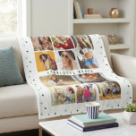 10 Fotomodern Grönt Romantic Kärlek Heats Namn Fleecefilt<br><div class="desc">10 Photo Modern Grönt Romantic Kärlek Heats Namn Fleece Blanket har tio av dina favoriter bilder för att du snabbt och enkelt ska kunna lägga till din egen fotokollage. Anpassa med ditt namn och omgiven av en söt grönt kärlek hjärta mönster. Gör en perfekt till jul, födelsedagar, Mors dag, systrar,...</div>