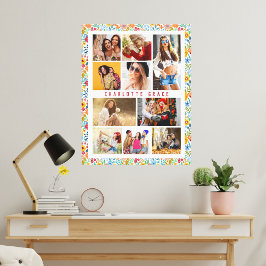 10 Fotomodern Trendig Blommigt Snyggt Namn Canvastryck