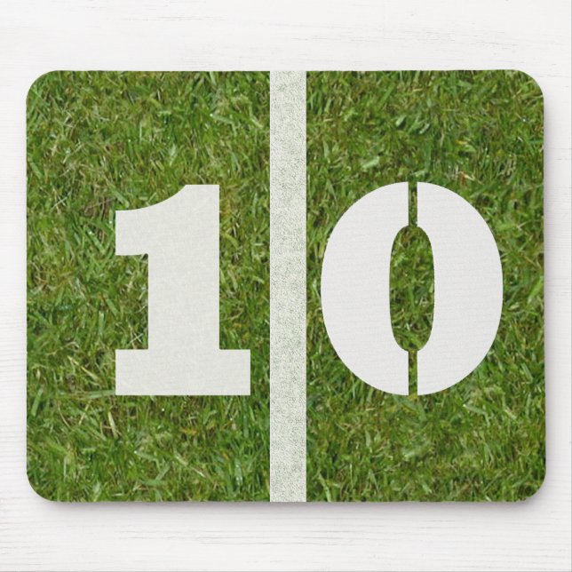 10 gård fodrar fotbollfält Mousepad Musmatta (Framsidan)