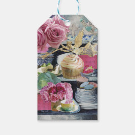 10 Gift-Märkre med gel på Blue Presentetikett