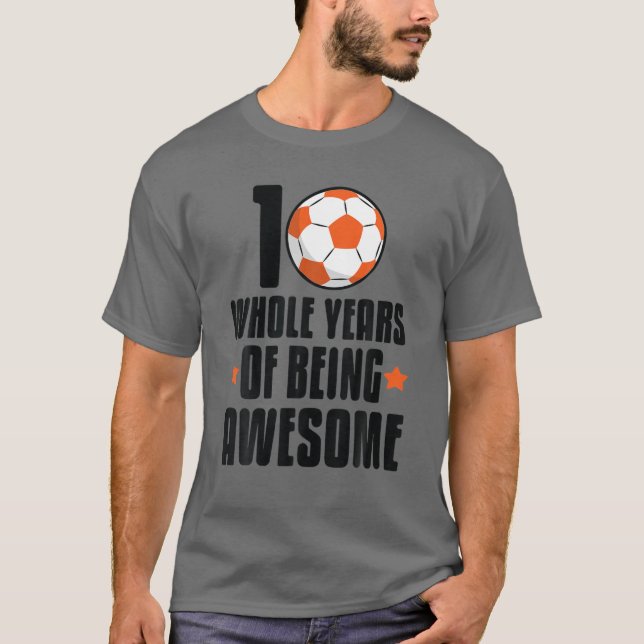 10 Hela år 10 födelsedag T Shirt (Framsida)
