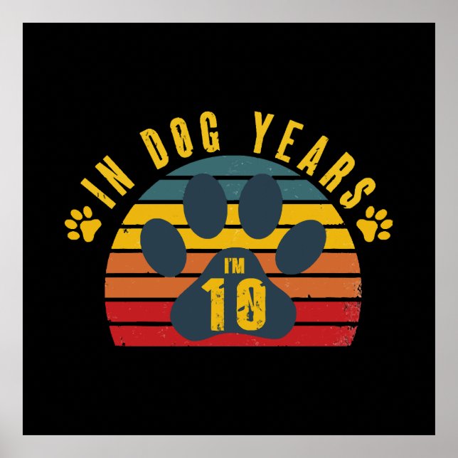 10 i hundår  poster (Framsidan)