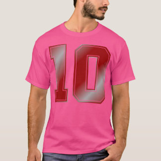 10 Idrottsnummer T Shirt