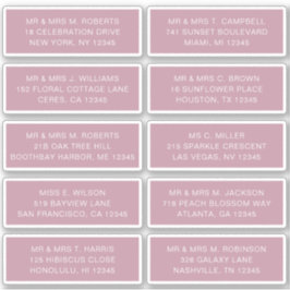 10 Individuell gäst Namn Adress Party Bröllop Klistermärken