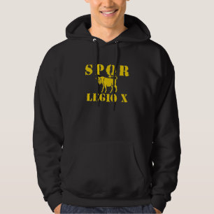 10 Julius Caesar berömda 10th legion - romersk Sweatshirt Med Luva