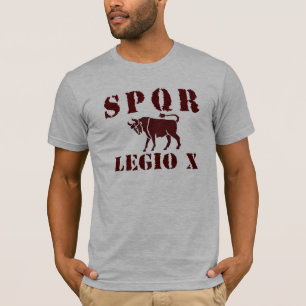 10 Julius Caesar berömda 10th legion - romersk Tröja