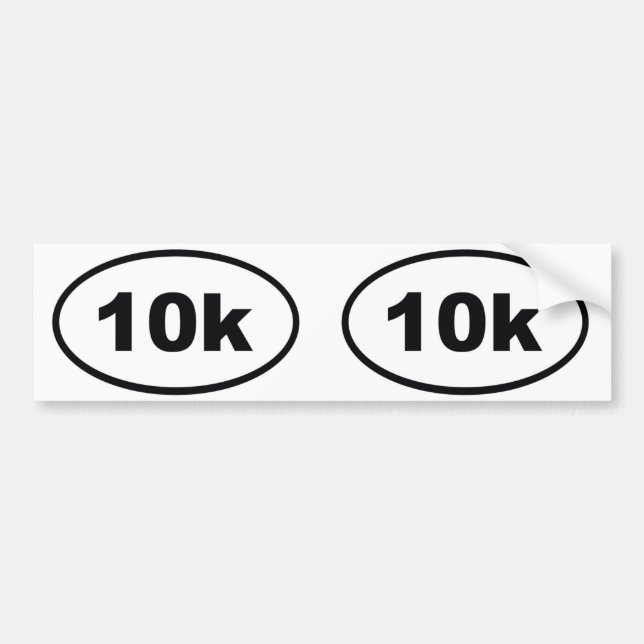 10 k oval bildekal (Framsidan)