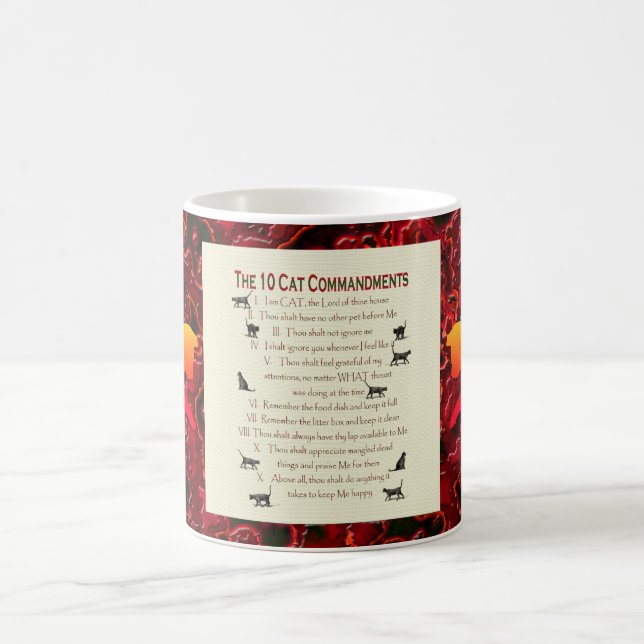 10 KATTCommandments Kaffemugg (Center)