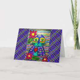 10 - Kisa the cat Greeting Card Kort