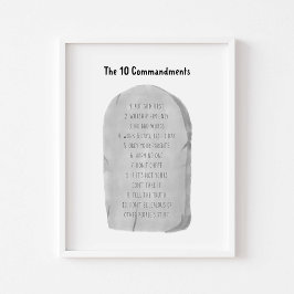 10-kommandot poster
