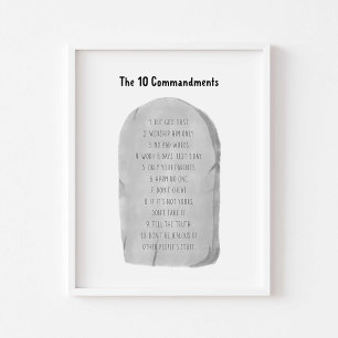 10-kommandot poster