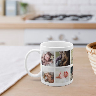 10 kvadratkvadratfoto-kollage kaffemugg