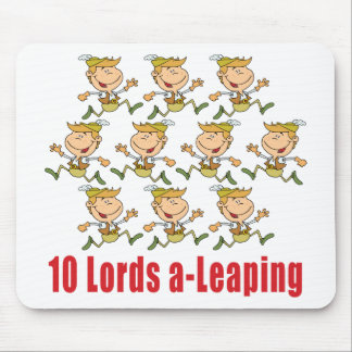 10 Lords en-Hoppa Mousepad Musmatta