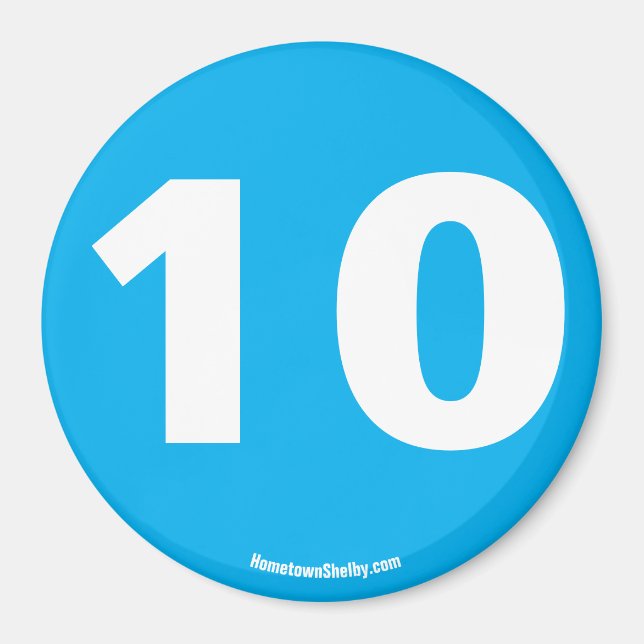 10 magnet (Framsidan)