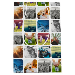 10 Mall för fotrutnät, fyrkant, rundad vit Ram