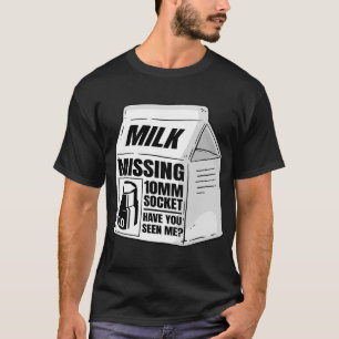 10 mm sockel Mjölk-kartong, felfri bilmekanism T Shirt