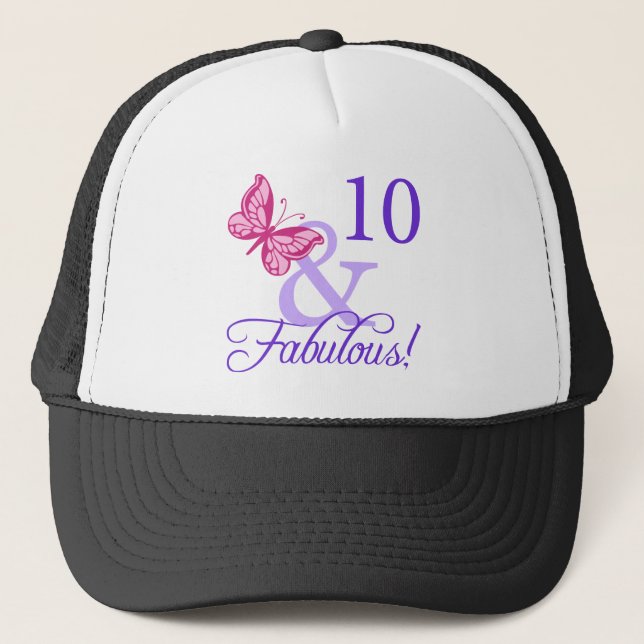 10 och födelsedag truckerkeps (Framsida)