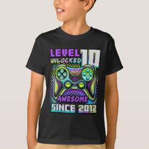 10 Olåst Fantastisk 2012-videospel 10:e födelsedag T Shirt