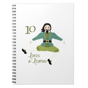 10 Ord A-Leaping Anteckningsbok