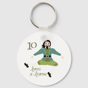 10 Ord A-Leaping Nyckelring