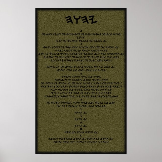 10 ord av Yah Poster (Framsidan)